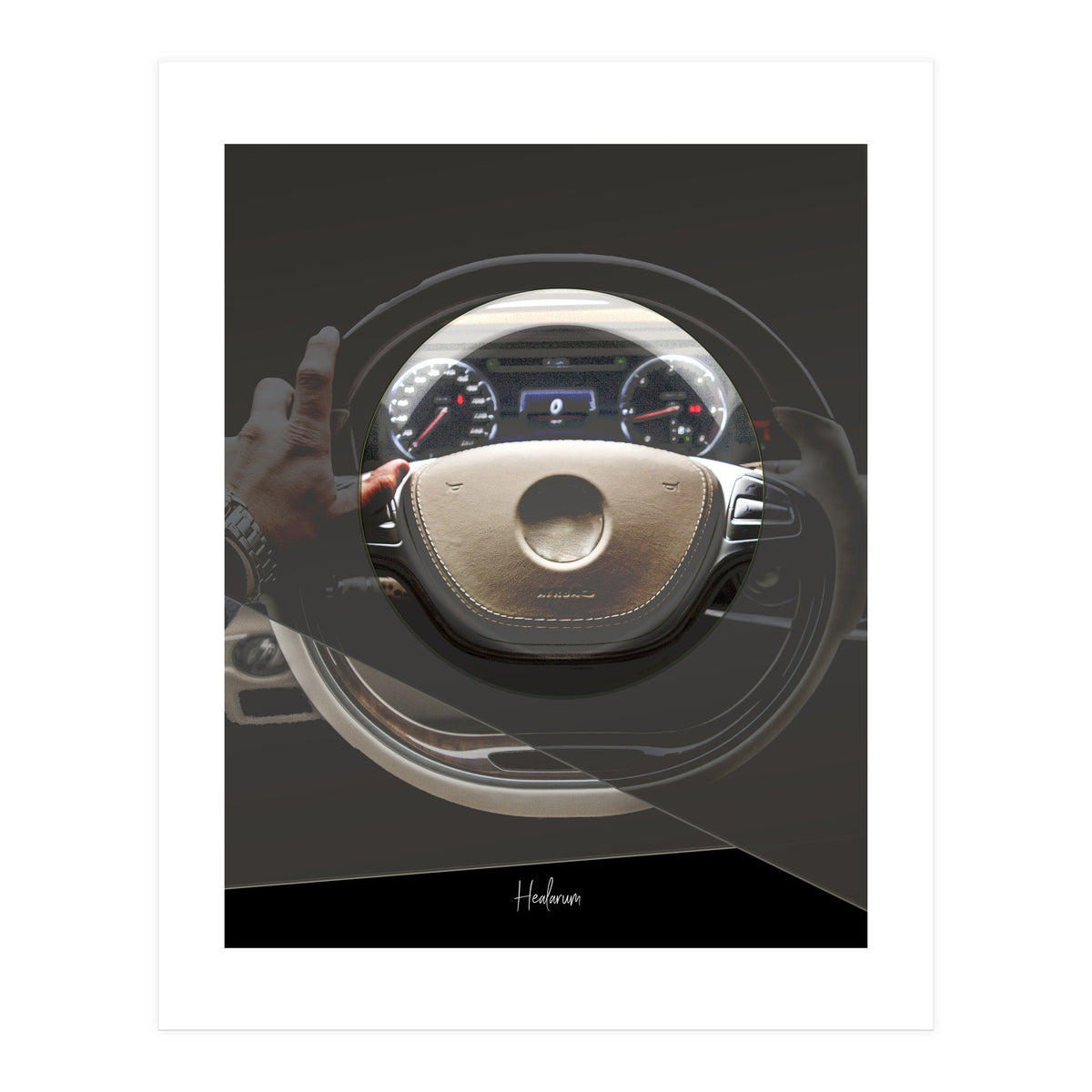 Emoji & Cars beige (Print Only)