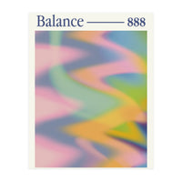 Angel Numbers \\ 888 Balance \\ Color Aura (Print Only)