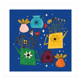 Gardening Dreams Night Blue  (Print Only) thumbnail