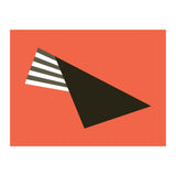 Geometric Shapes No. 75 - pink & stripes (Print Only) thumbnail