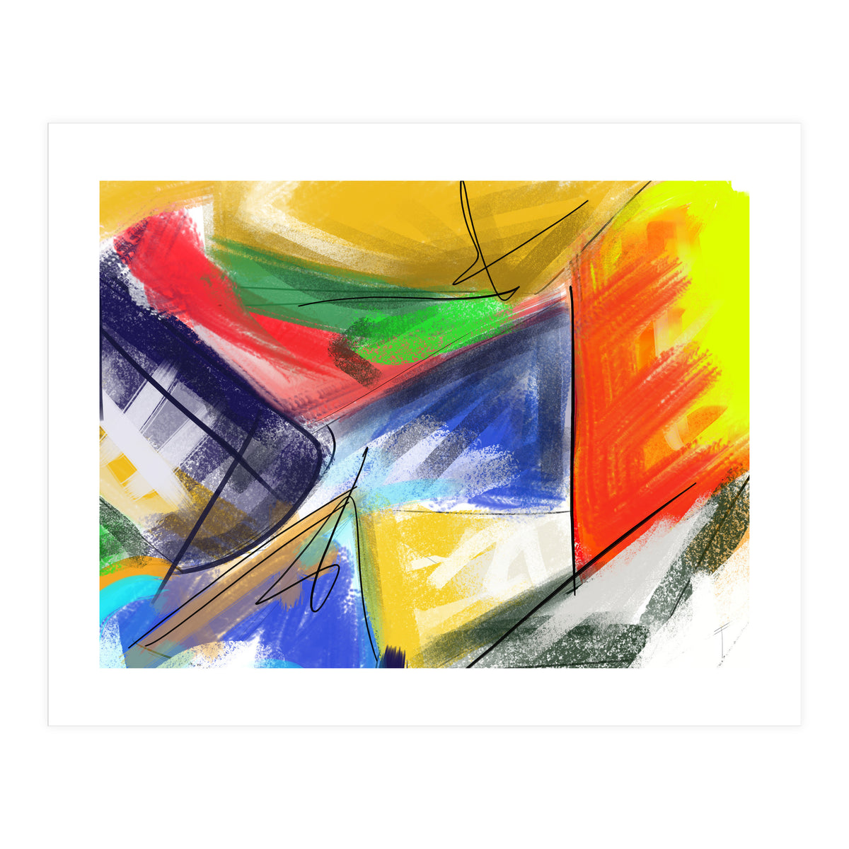 Colored Brushes (Print Only)