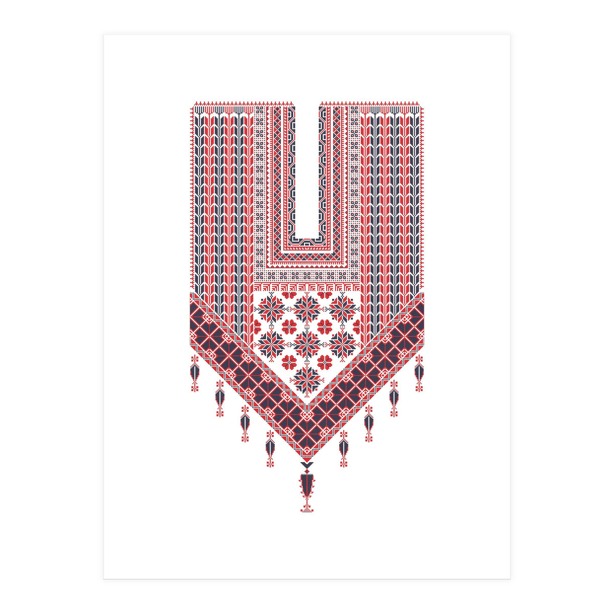 Tatreez Ornament 12 (Print Only)