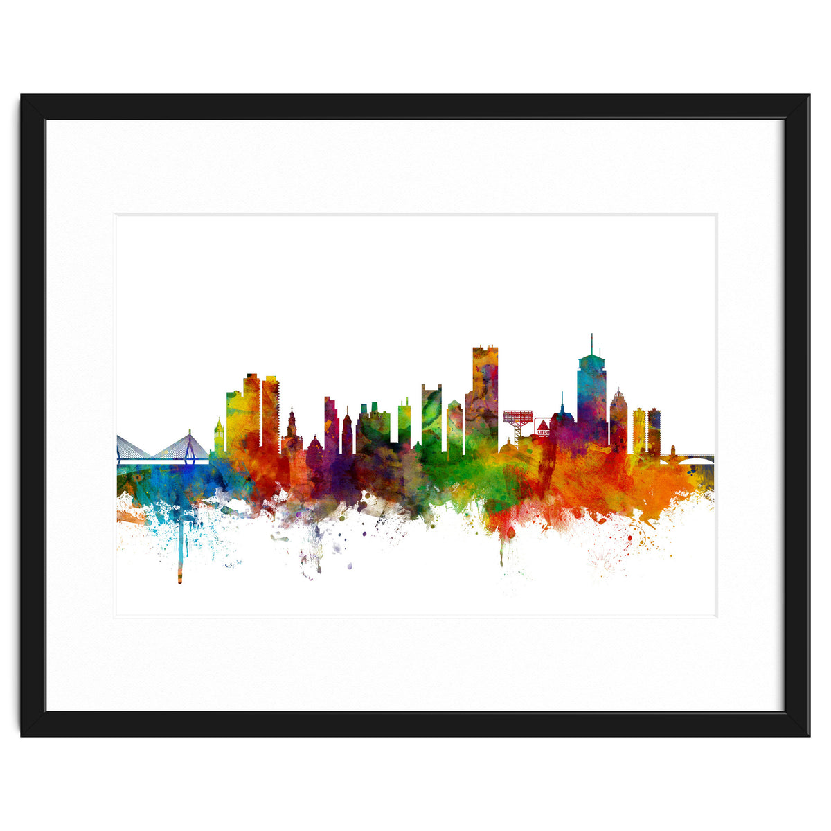 Boston Massachusetts Skyline