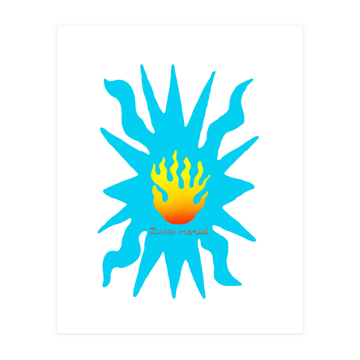 Fuego 43 Copia (Print Only)