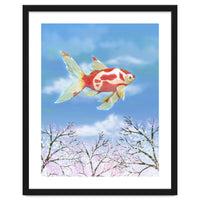 Flying goldfish