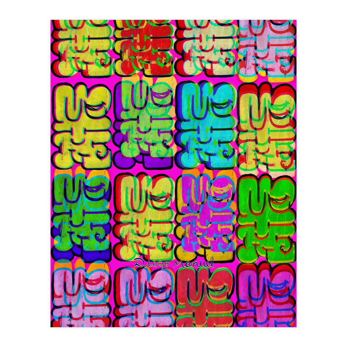 Graffitis 2021 Tapiz 124 (Print Only)