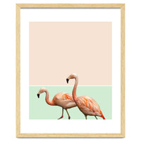 Flamingo Pastel Art