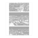 Prague print in grey  (Print Only) thumbnail