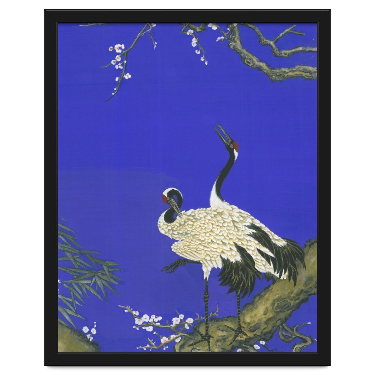Cranes & Peach Blossom