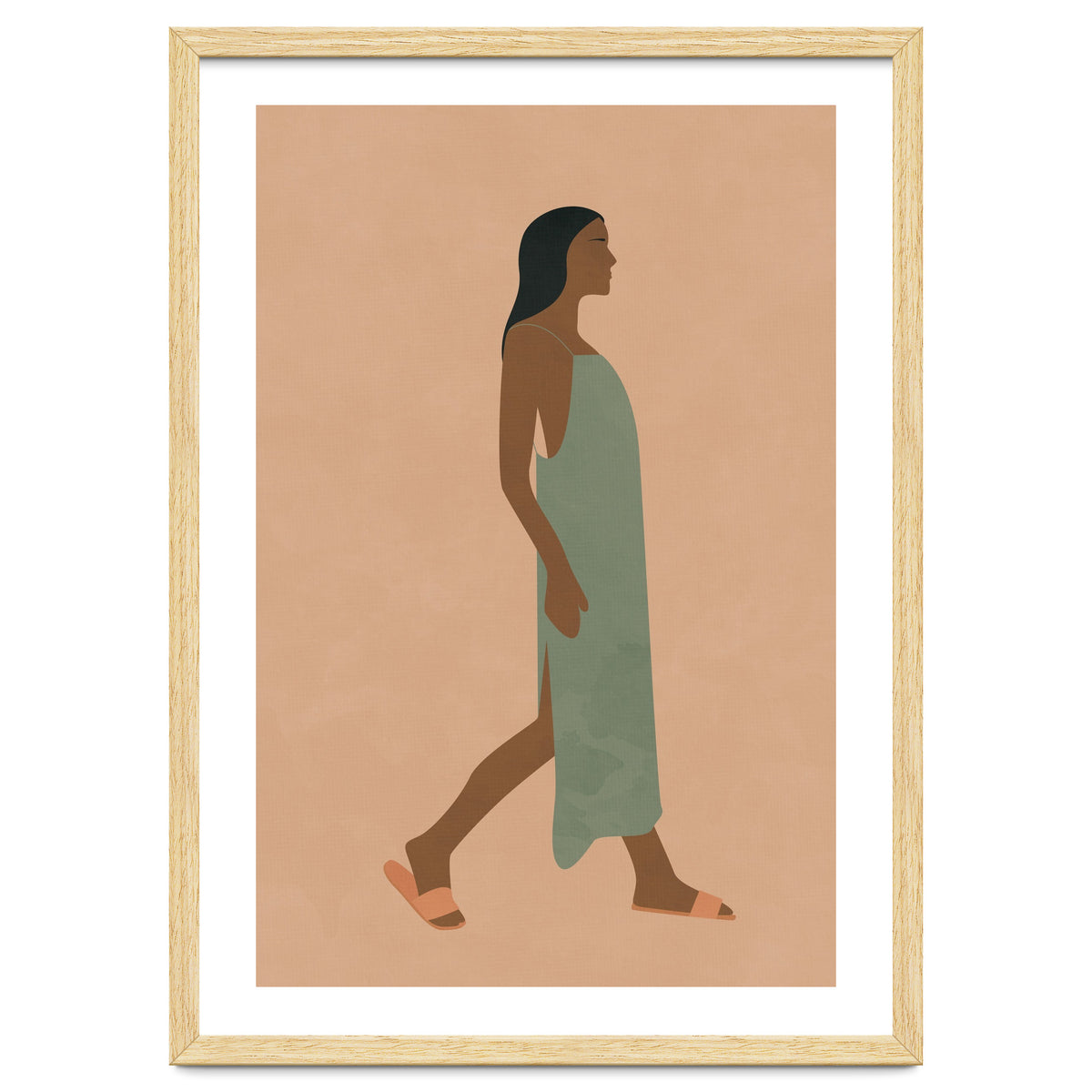 Minimalist Boho Woman