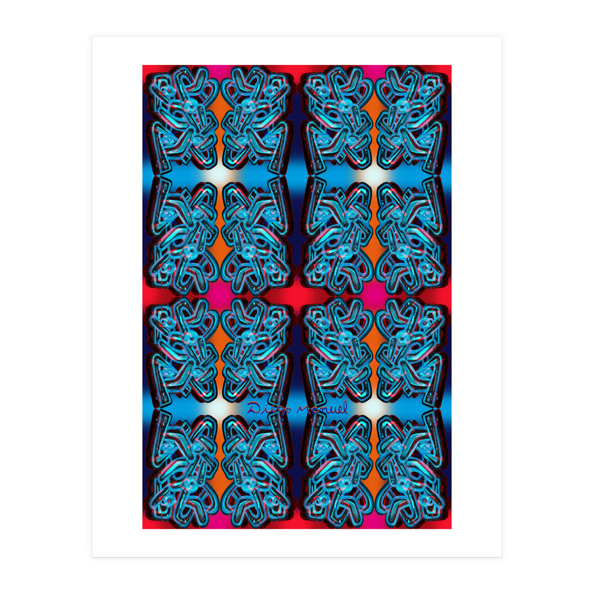 Formas Lenguas Y Ojos D (Print Only)