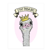 Fabulous Ostrich (Print Only)
