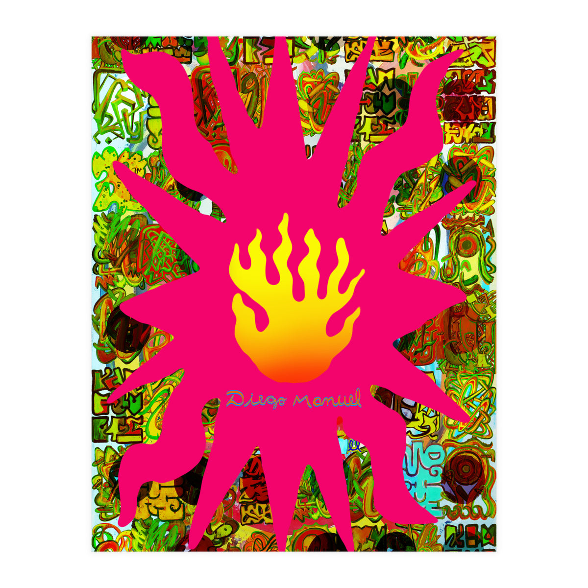 Fuego Y Graffiti 57 (Print Only)