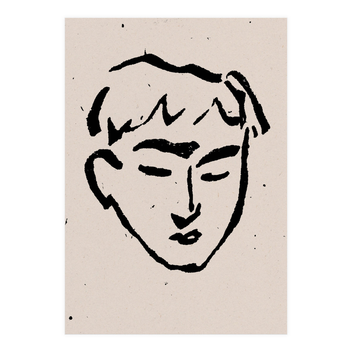 Man, study (Print Only)