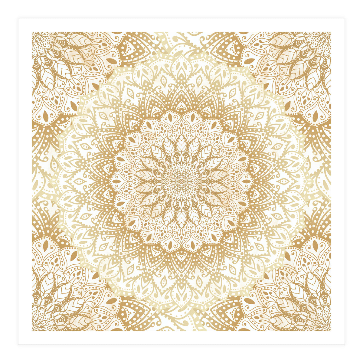 Mandalas For May Gold (Print Only)