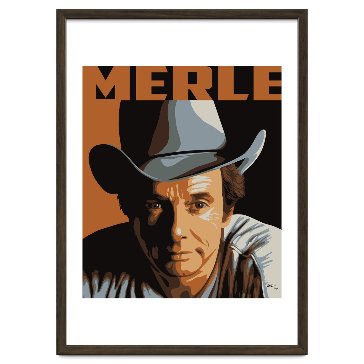 Merle Haggard Poster