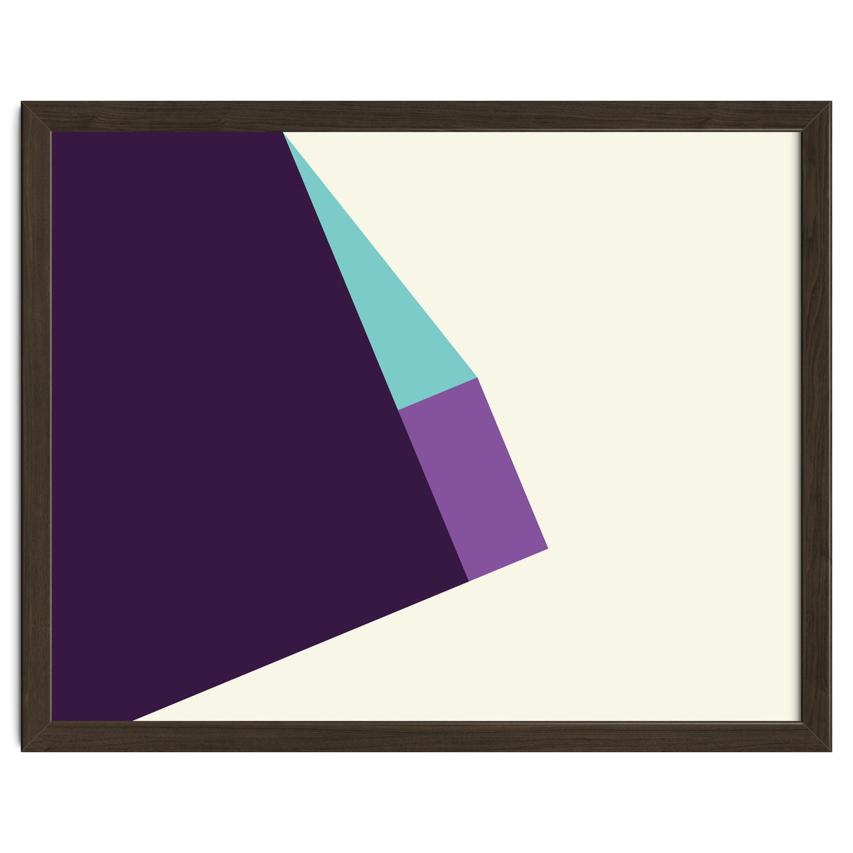 Geometric Shapes No. 42 -  lilac, blue & purple