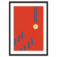 Mid Century Abstract Lines