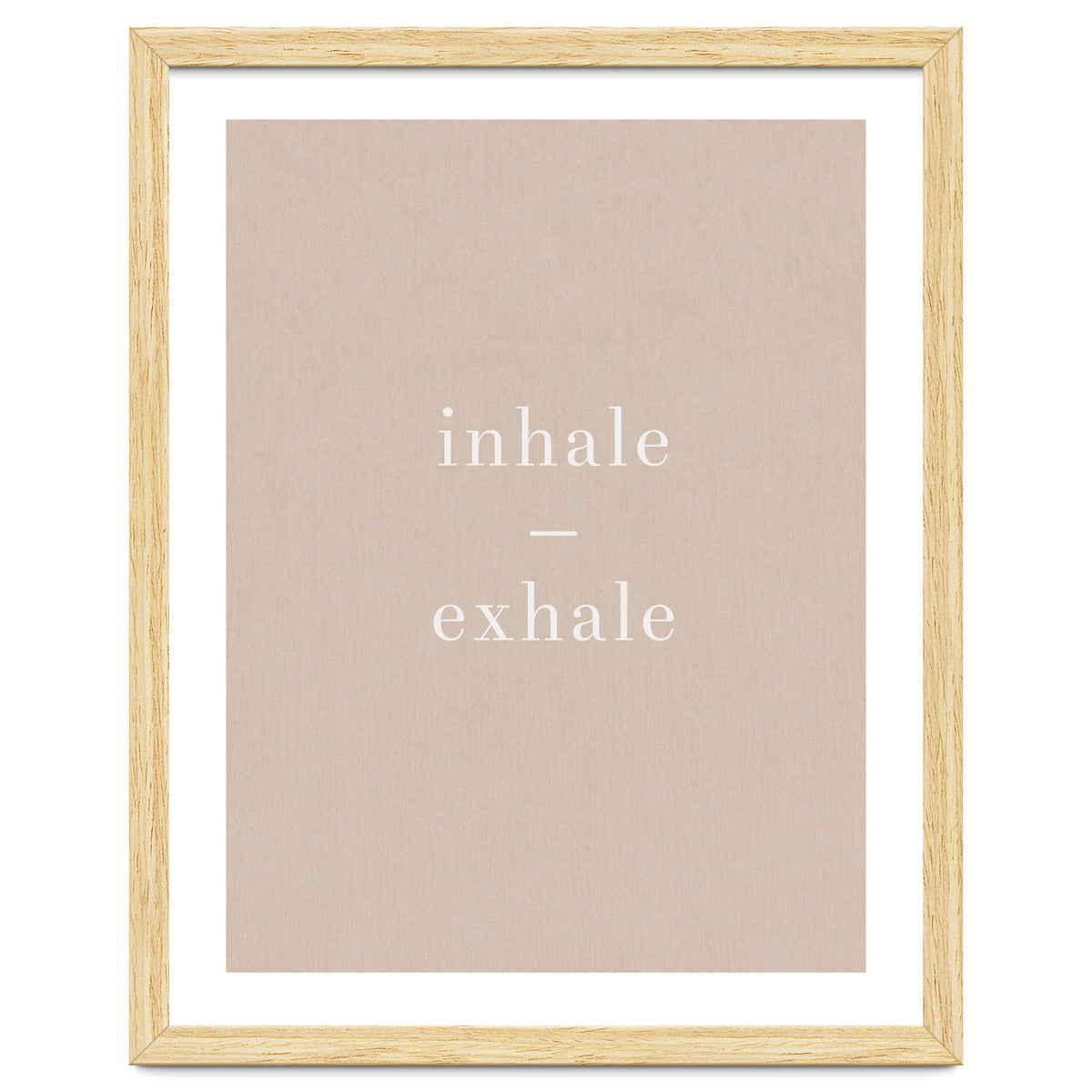Inhale Exhale Beige Yoga