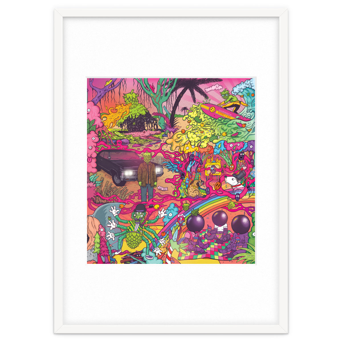 ABBEYDALE BREWERY COLLAB SERIES #2 FULL ILLUSTRATION - THORNBRIDGE, WILDE CHILD, RIDGESIDE, TORRSIDE, BOX SOCIAL, ORA BREWING