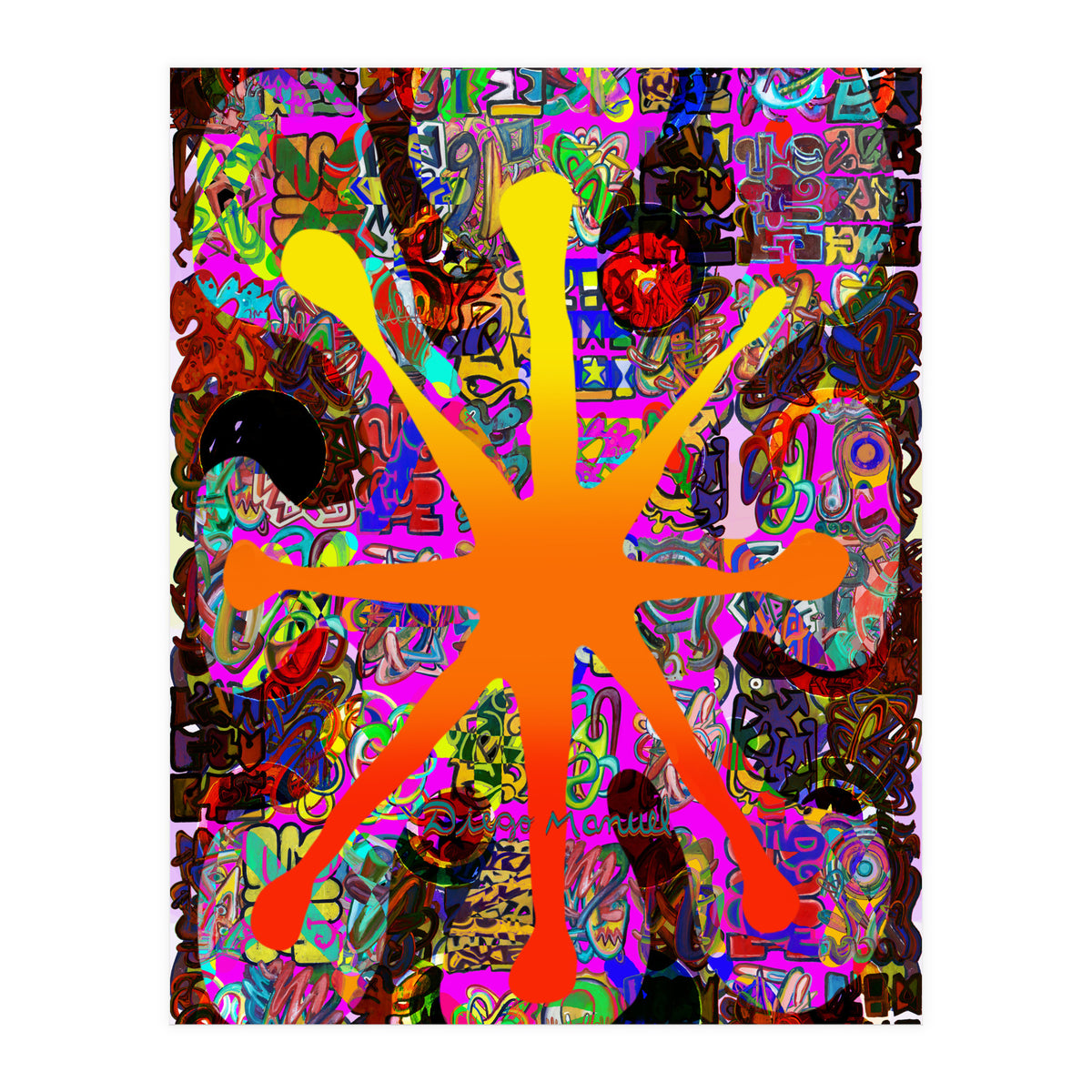 Fuego Y Graffiti 66 (Print Only)