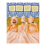 Ladies-Only Club | Girl Talk Slumber Party BFF | Bohemian Feminism Independent Moroccan Women (Print Only) thumbnail