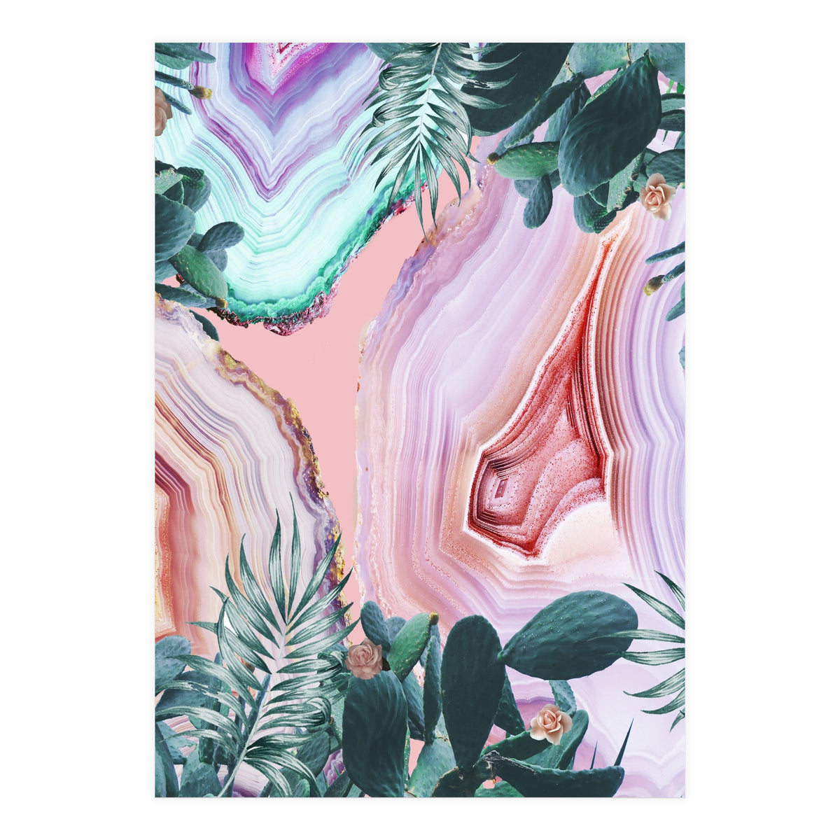 Mineral Agates & Garden #Glam collection (Print Only)