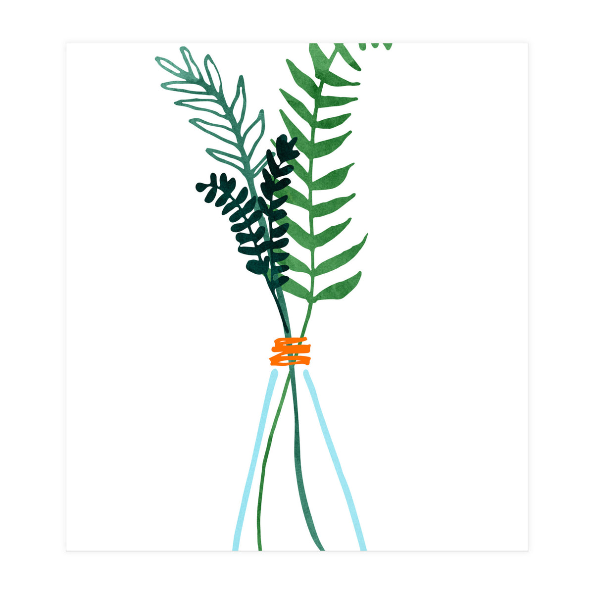 Herbs Watercolor (Print Only)