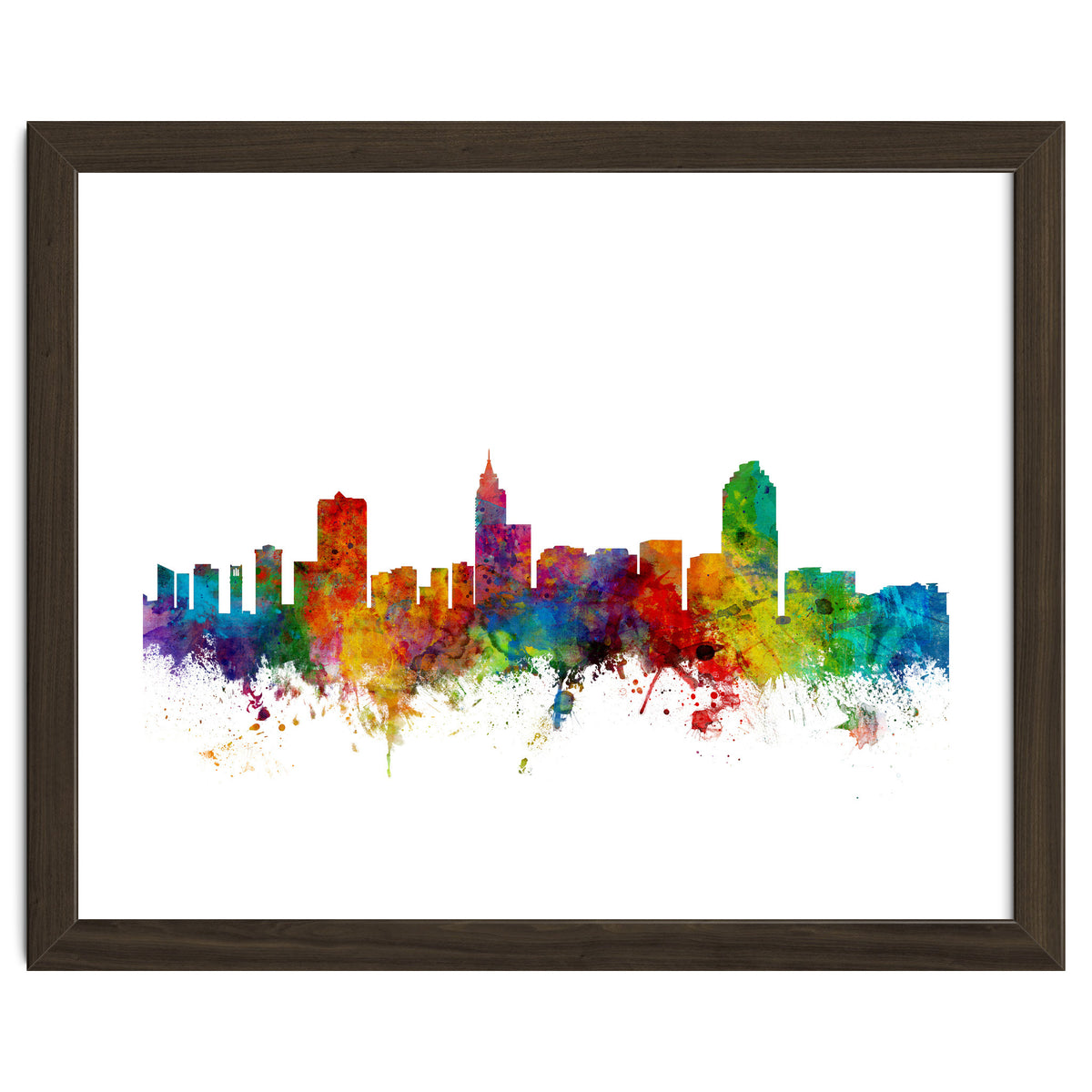 Raleigh North Carolina Skyline