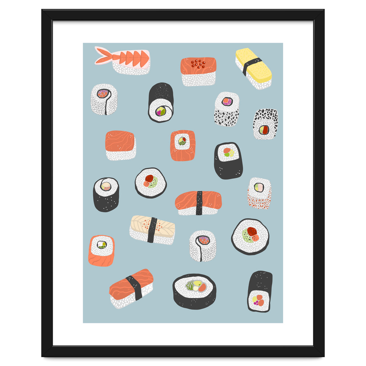 Sushi Roll Maki Nagiri Food Art