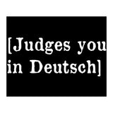Judges You In Deutsch (Print Only) thumbnail