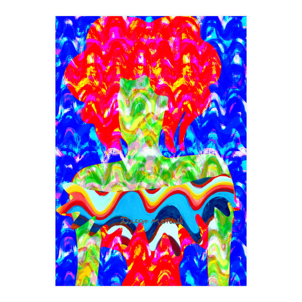 Pop Abstract girl (Print Only)