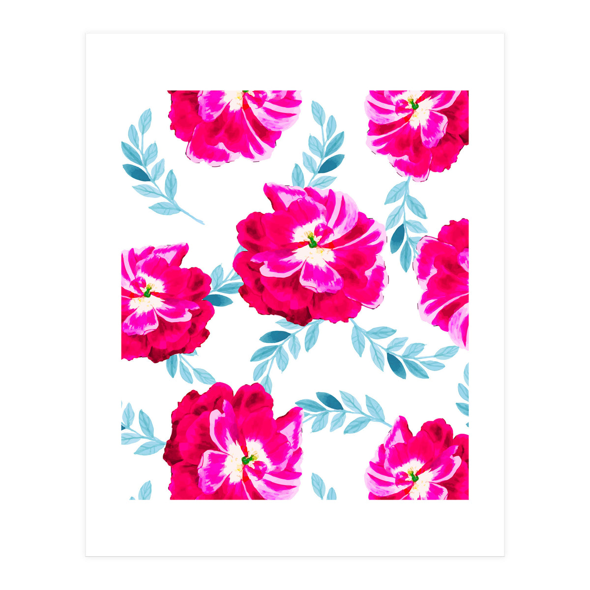 Fluorescent Florals (Print Only)