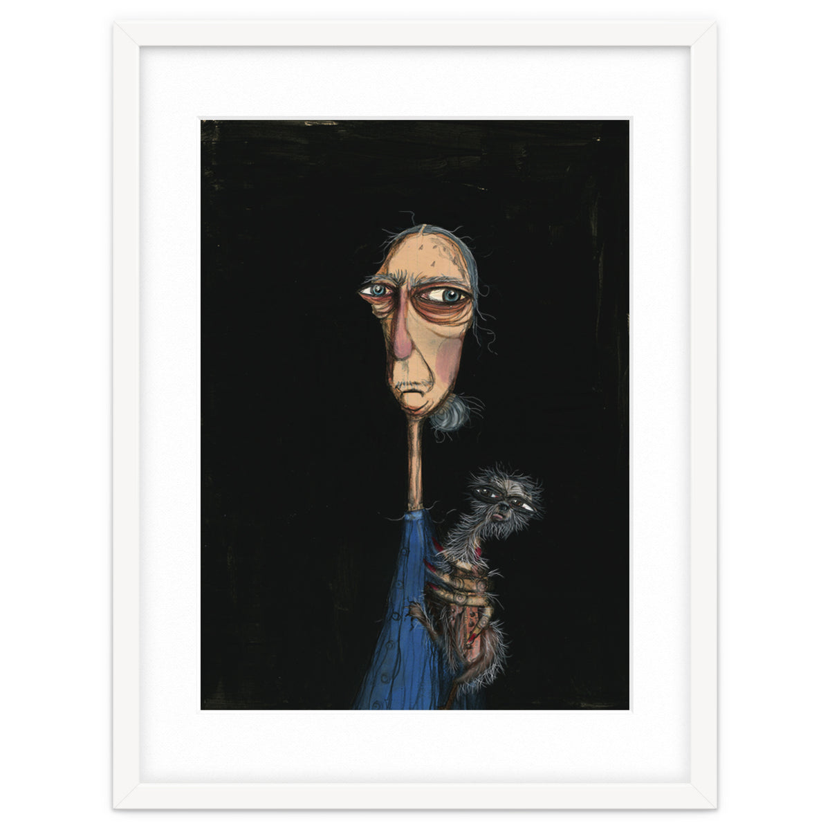 Woman Holding A Chihuahua