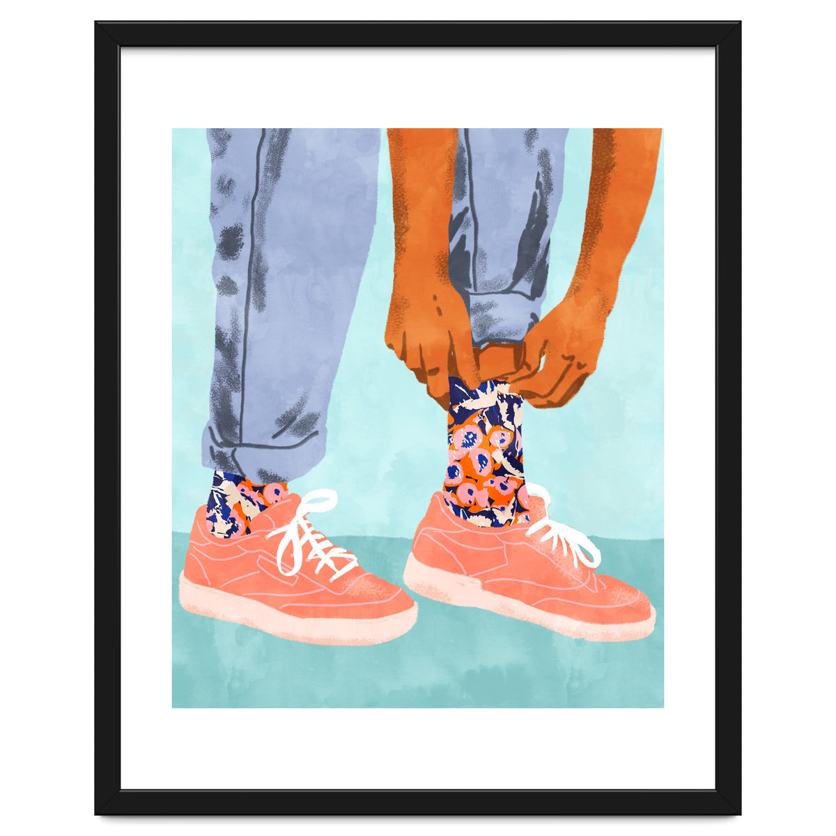 Pull Up Those Pretty Socks! | Optimism Hustle Positivity | Good Vibes Luck Po