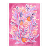 Wild Orange Floral | Pink & Purple (Print Only) thumbnail