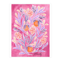 Wild Orange Floral | Pink & Purple (Print Only)
