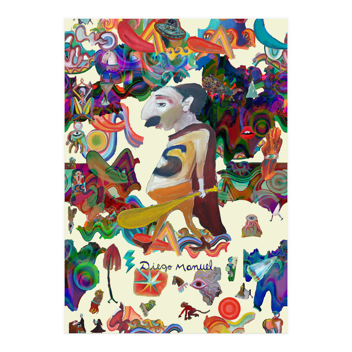 Graffitis 2021 Tapiz 61 B (Print Only)