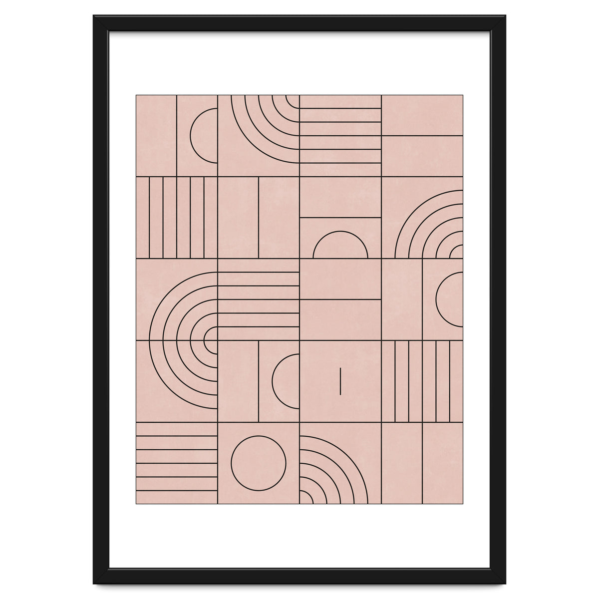 My Favorite Geometric Patterns No.20 - Pale Pink