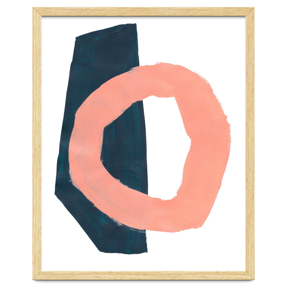 Teal Pillar Salmon Ring