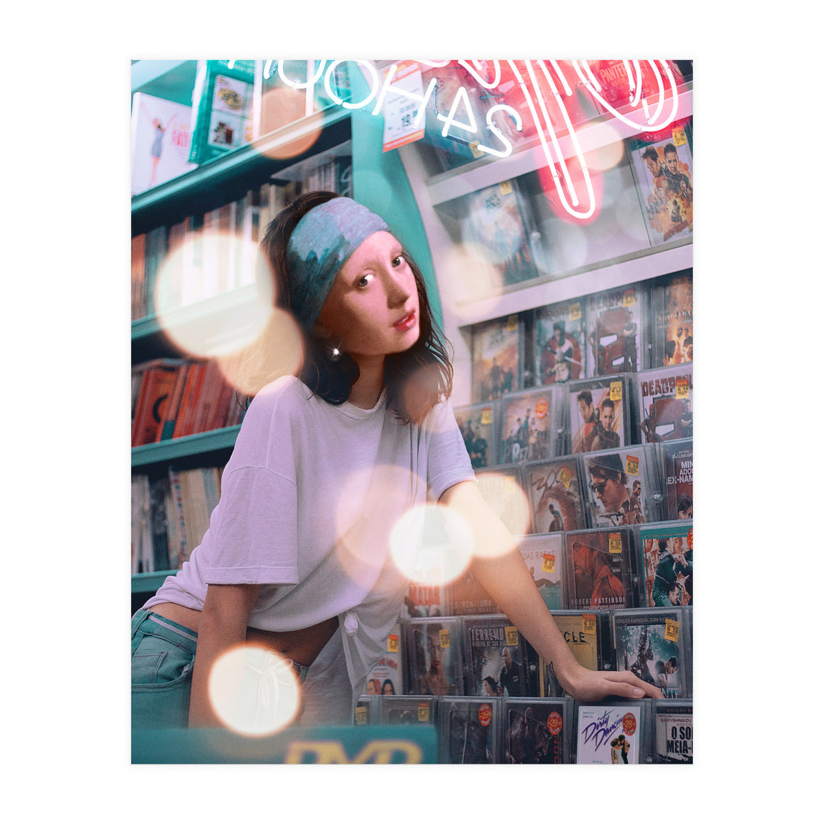 The Girl At The Video Store (Print Only)