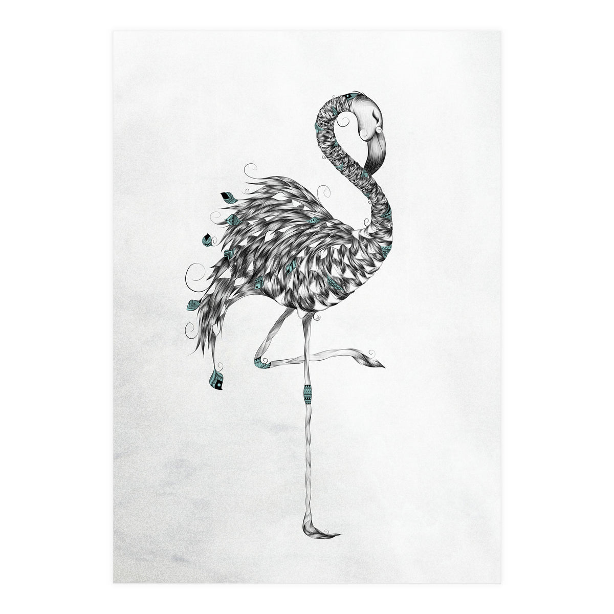 Poetic Flamingo (Print Only)