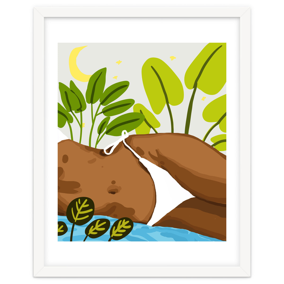 Is it Summer yet Modern Bohemian Black Woman, Bikini