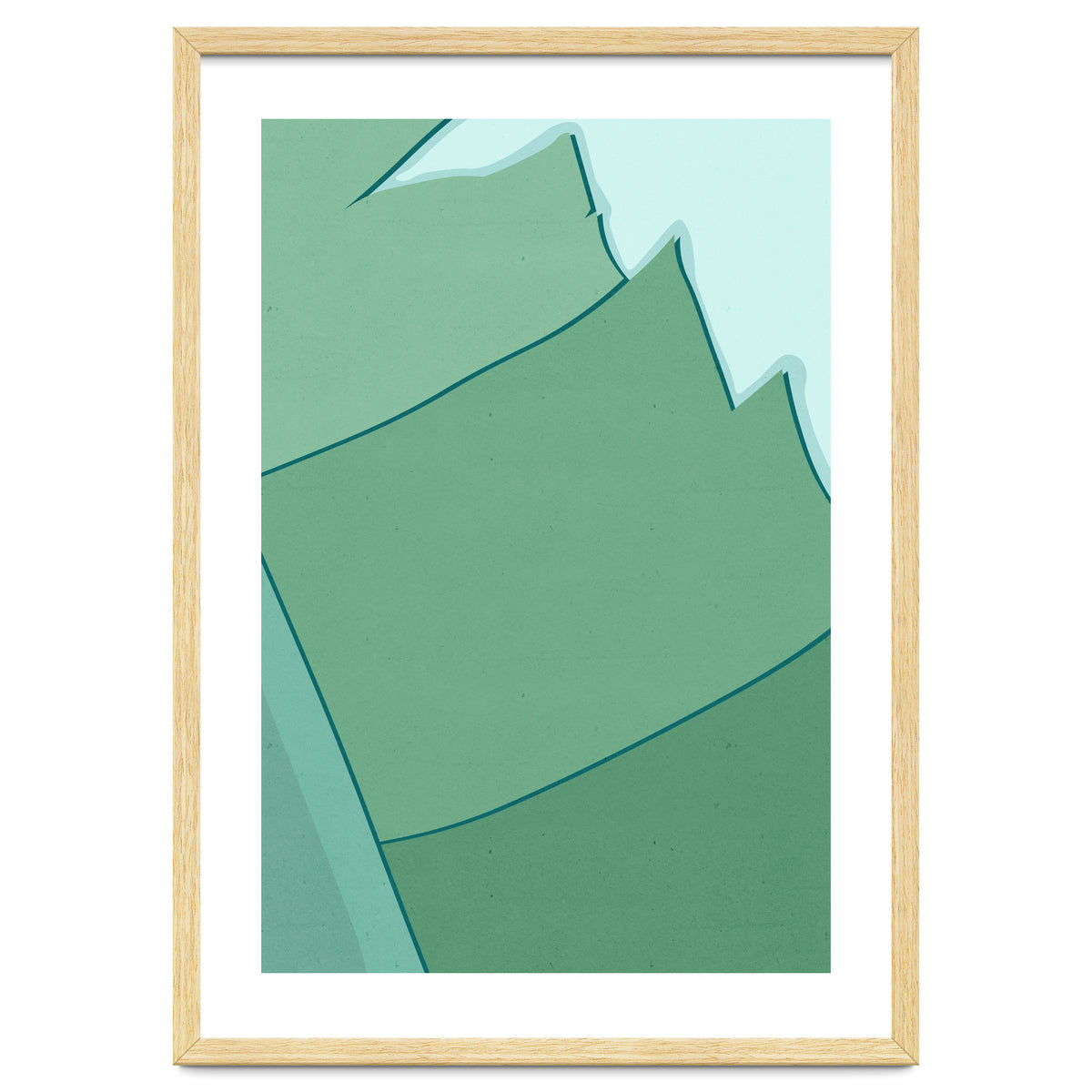 Abstract Banana Leaves Three - Greener Eden