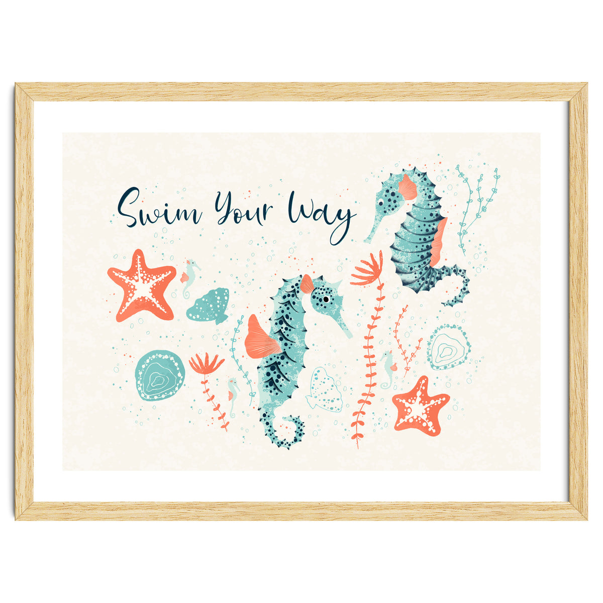 Swim Your Way Seahorse