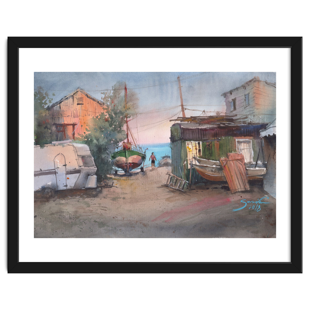 Sunrise on the beach