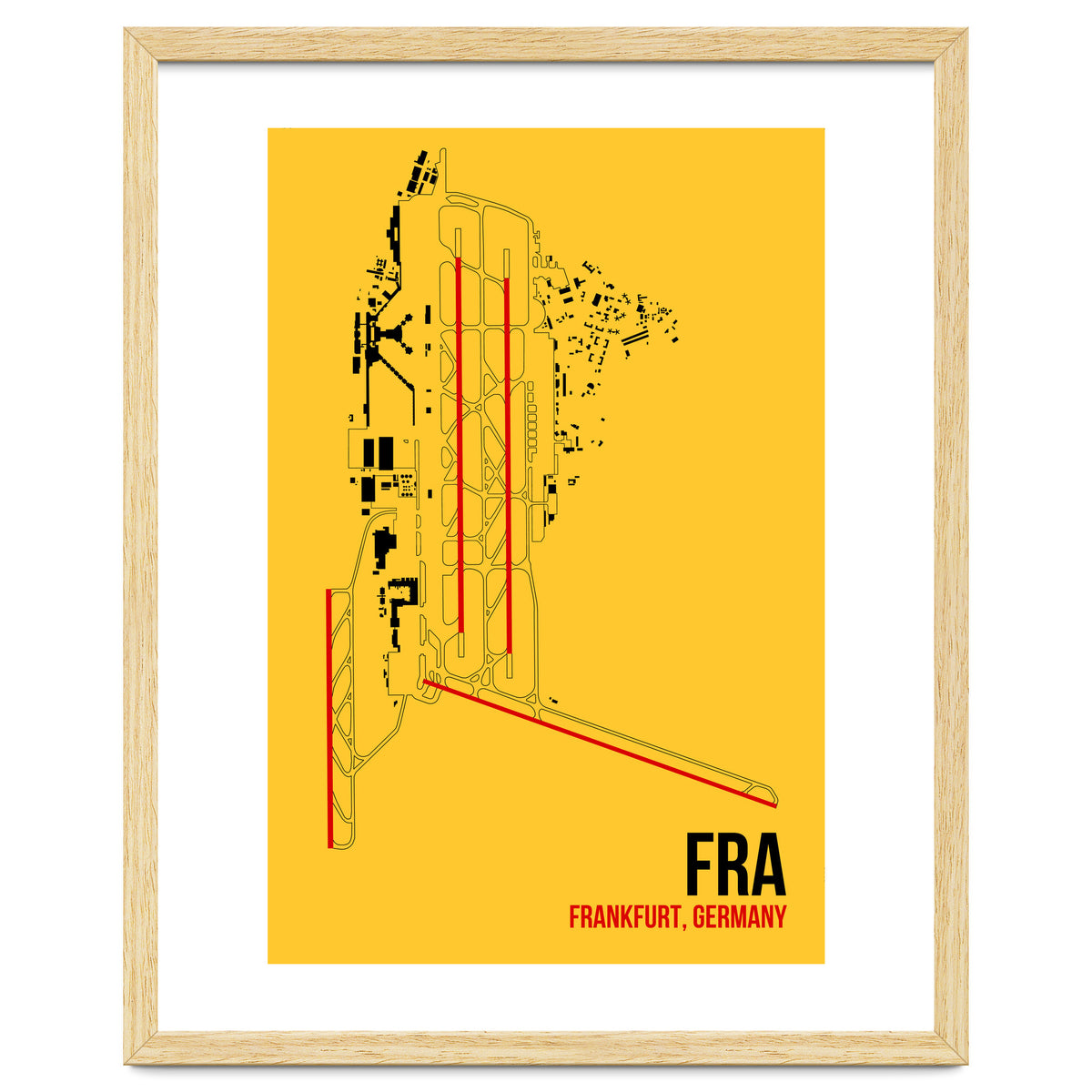 Frankfurt Airport Layout
