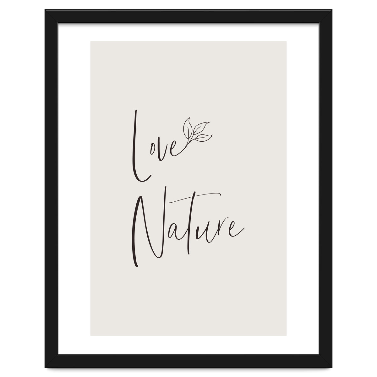 Love nature - minimalist