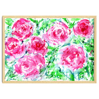 Blooming bouquet || watercolor roses