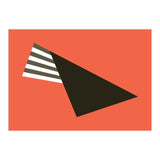 Geometric Shapes No. 75 - pink & stripes (Print Only) thumbnail